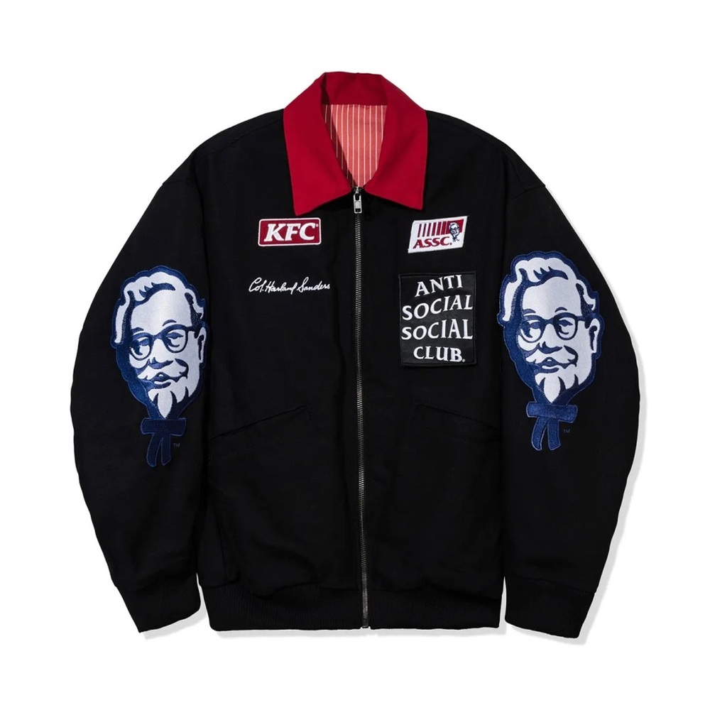 ISO Anti Social Social Club KFC Sanders Patch Jacket